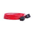 Шнур питания с фиксатором IEC 60320 C19/IEC 60320 C20, 16 А / 250 В 3 х 1,5 , длина 3 м, красный R-16-Cord-C19-C20-3-Red
