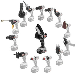 Цепная пила Интерскол ПЦА-4/18ВМ,  аккумуляторная,  18В,  2.5Ач,  с одним аккумулятором [755.1.3.47]