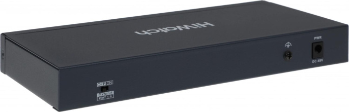 Коммутатор HiWatch DS-S1008P 8x100Мбит/с 2x1Гбит/с 8PoE 8PoE+ 60W неуправляемый