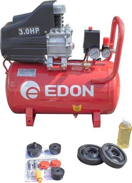 Компрессор поршневой Edon 39778 масляный 207л/мин 50л 1800Вт красный