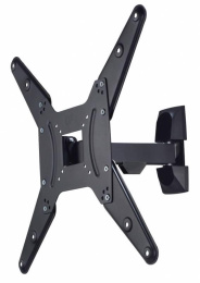 Кронштейн для телевизора Hama H-118102 черный 32"-65" макс.20кг настенный поворот и наклон (00118102)