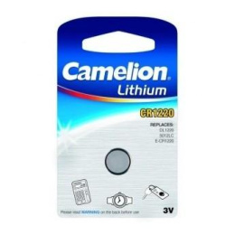 Camelion CR1220 BL-1 CR1220-BP1, батарейка литиевая,3V 1 шт. в уп-ке (3071)