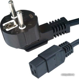 Кабель питания Cablexpert, 1.8 м, Schuko-С19, 16 А, черный, с заземлением, PC-186-C19