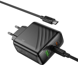 Сетевое зар./устр. Hoco CS26A Article 45W 3A PD+QC+AFC универсальное черный PD45W