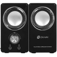 Oklick OK-116 2.0 черный 6Вт портативные