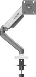 Кронштейн для мониторов ЖК Digma D-MM101, до 32", до 9кг, крепление к столешнице, поворот и наклон, серый
