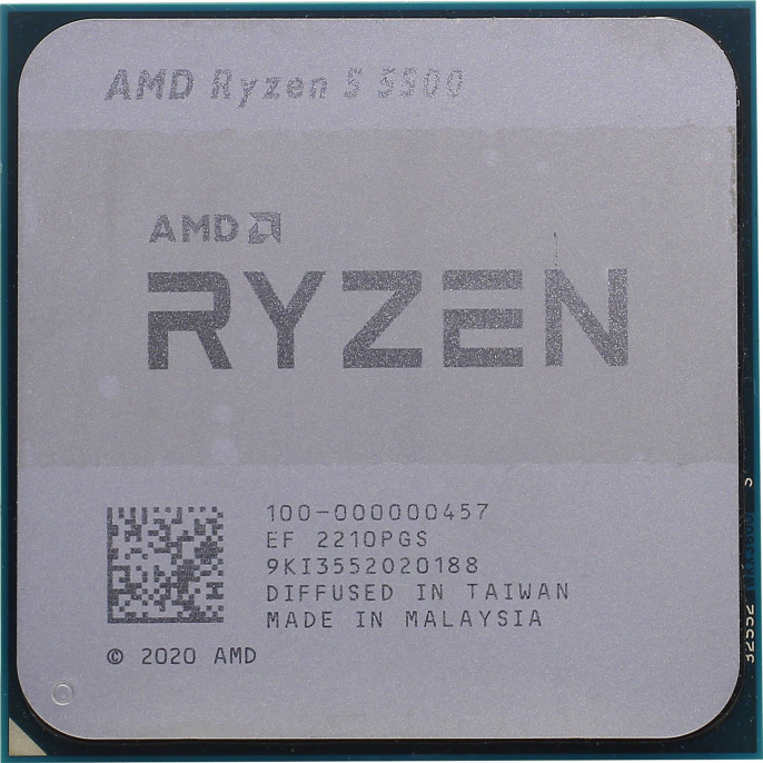 Процессор AMD Ryzen 5 5500, AM4,  OEM [100-000000457]
