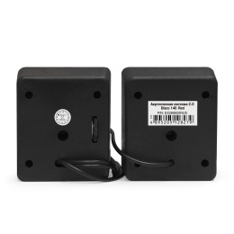 Акустическая система 2.0 ExeGate Disco 140 Red (питание USB, 2х3Вт (6Вт RMS), 100-20000Гц, красный, Color Box) EX289920RUS