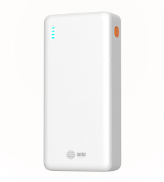 Внешний аккумулятор (Power Bank) Cactus CS-PBFSEA-20000,  20000мAч,  белый