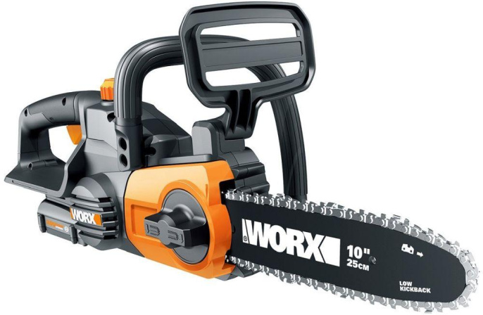 Цепная пила Worx WG322E аккум. дл.шины:10" 25cm 1аккум. 2Ач ЗУ