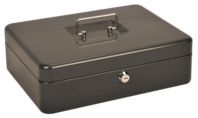 Ящик для денег Cactus CS-CB-004GY 90x300x240 ,  сталь,  серый