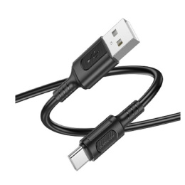 BOROFONE BX111/ USB кабель Type-C/ 1m/ 3A/ Black