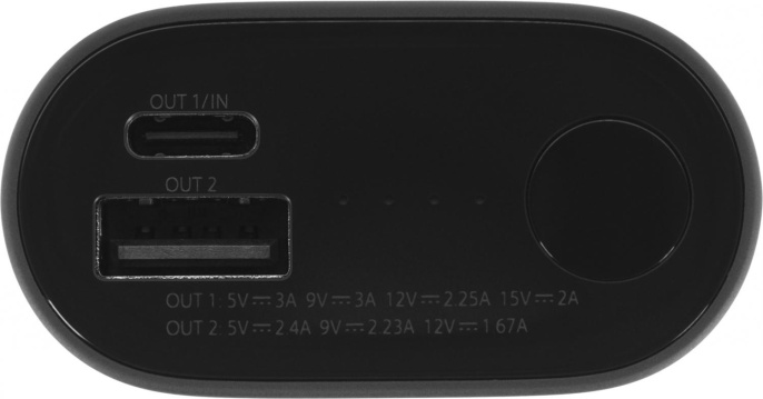 Внешний аккумулятор Power Bank ZMI PowerBank QB818, 10000мAч, черный [qb818 black]