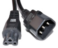 Кабель POWERCOM CABLE IEC 320 C14 TO C5,  IEC 320 C14-C5