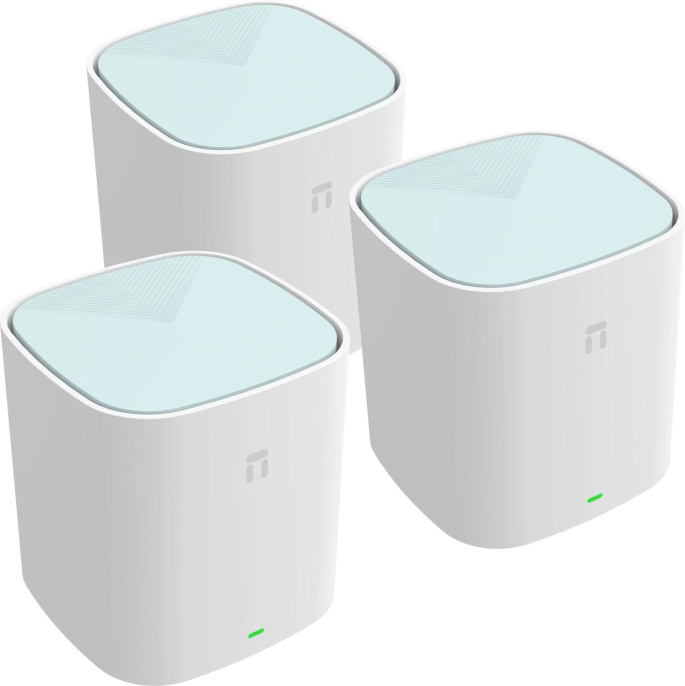 Бесшовный Mesh роутер Netis Neme X30S (NEME X30S (3 PACK)) AX3000 10/100/1000BASE-TX белый (упак.:3шт)