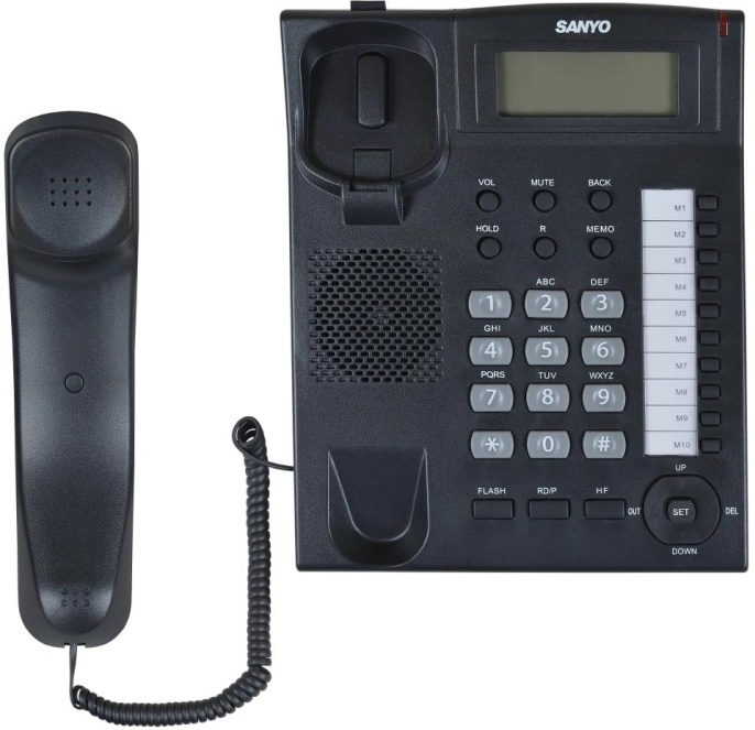 Проводной телефон Sanyo RA-S517B, черный
