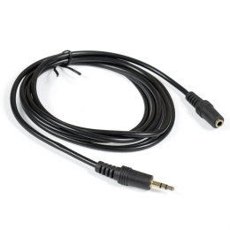 Удлинитель звуковой ExeGate EX-CCA-423-1.8 3.5mm Jack M/3.5mm Jack F, 1,8м, позолоченные контакты EX301122RUS