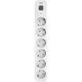 Powercom Сетевой фильтр SP-06W 1,8 м 1.8м 6 розеток белый/серый коробка 1928698