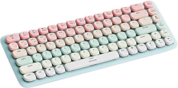 Клавиатура UGREEN KU101-15227, USB+BT, 84 клавиши, 15 режимов подсветки, Pink (15227_)