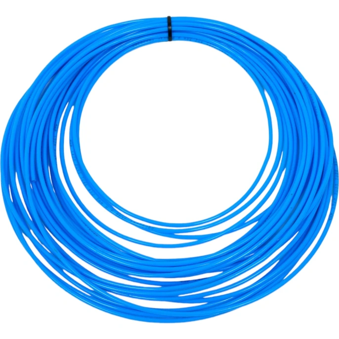 Пневмотрубка полиуретановая HIMPT 25 м pu95 4x2.5 мм 8 атм, голубая китай 00-00010131 (00-00019226)