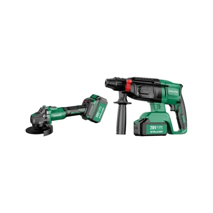 Набор аккумуляторного инструмента ALTECO STALKER Kit AG20-125 Li BL+RH20 Li BL 69845