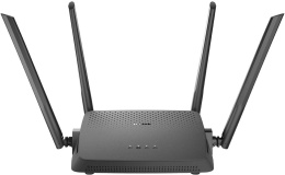 Роутер беспроводной D-Link DIR-825/RU/R7 (DIR-825/RU/R7A) AC1200 10/100/1000BASE-T черный