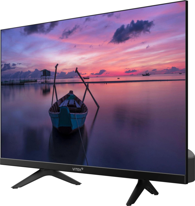 Телевизор LED Vitek 24" VT-24HBB200 Frameless черный HD 60Hz DVB-T DVB-T2 DVB-C DVB-S DVB-S2 USB 2.0