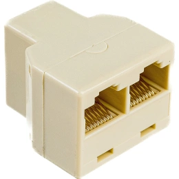Разветвитель Cablexpert RJ45 8P8C розетка 2x8P8C розетки US-09A