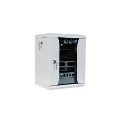 Шкаф коммутационный ЦМО ШРН-12.255-10 настенный, стеклянная передняя дверь, 12U, 320x600x305 мм
