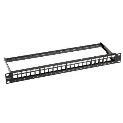 Rexant 02-0053 Панель коммутационная наборная 19", 1U, 24 порта, UTP