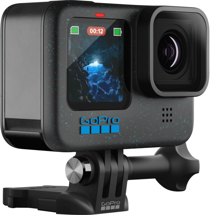 Экшн-камера GoPro HERO12 Hero12 5.3K, WiFi, черный [chdhx-121-rw]