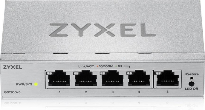 Коммутатор ZyXEL GS1200-5V3-EU0101F, управляемый