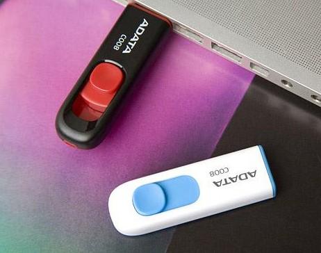 Флешка USB A-Data Classic C008 32ГБ, USB2.0, красный и черный [ac008-32g-rkd]