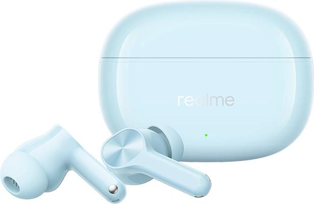 Гарнитура внутриканальные Realme Buds T200x синий беспроводные bluetooth в ушной раковине (6941764471917)
