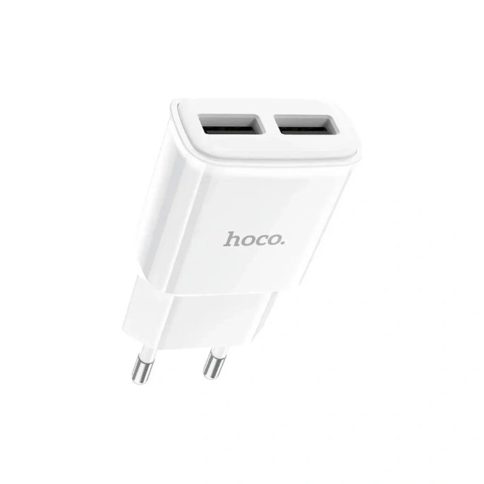 Сетевое зарядное устройство Hoco c88a star 2xusb, 2.4а (белый) 0L-00057527