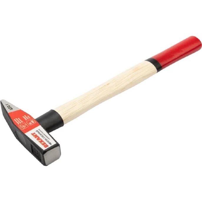 Rexant 12-8104 Молоток слесарный с деревянной рукояткой 400г