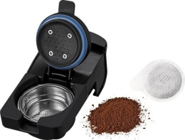 Кофеварка BQ CM3004 1400 Вт, объем резервуара для воды: 0.7 л, давление: 20 бар, напряжение: 220-240 В, частота тока: 50-60 Гц, тип используемого кофе: молотый