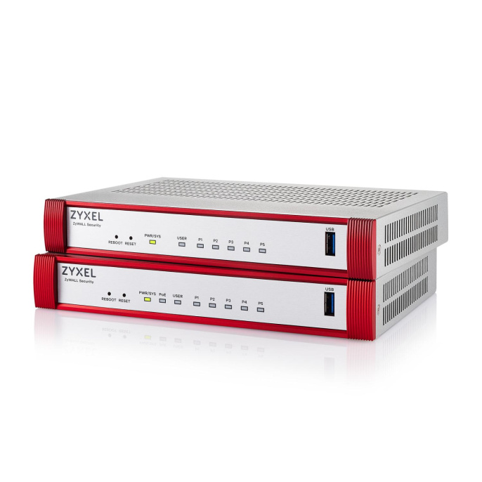 Межсетевой экран Zyxel USG Flex 50H USGFLEX50H-EUCI01F 10/100/1000BASE-TX красный
