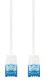 Патч-корд Hama Slim-Flexible UTP 4 пары cat.6 1.5м белый RJ-45 m -RJ-45 m 00135778