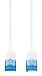 Патч-корд Hama Slim-Flexible UTP 4 пары cat.6 1.5м белый RJ-45 m -RJ-45 m 00135778
