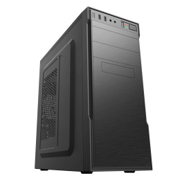 Корпус с блоком питания 450Вт./ Case Forza ATX, 450W, 1xUSB2.0+1xUSB3.0, Black, w/o FAN, 8 cm fan PSU, power cord FZ-031-SX450-U31
