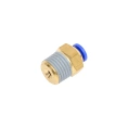 Фитинг 4 мм с наружной металлической резьбой R1/4" CDC Pneumatics PC 0402