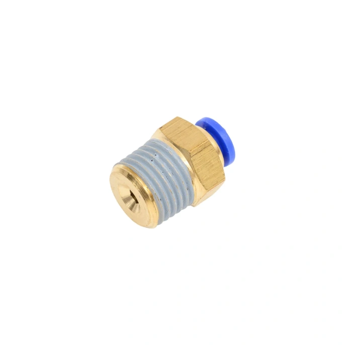 Фитинг 4 мм с наружной металлической резьбой R1/4" CDC Pneumatics PC 0402