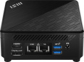 Персональный компьютер MSI Cubi 5 1M Core i5-1235U (1.3GHz), NoMemory, noHDD, noSSD, Intel Graphics, noDVD, WiFi, BT, 65W, no keyboard&mouse, noOS, 1y war-ty, Black