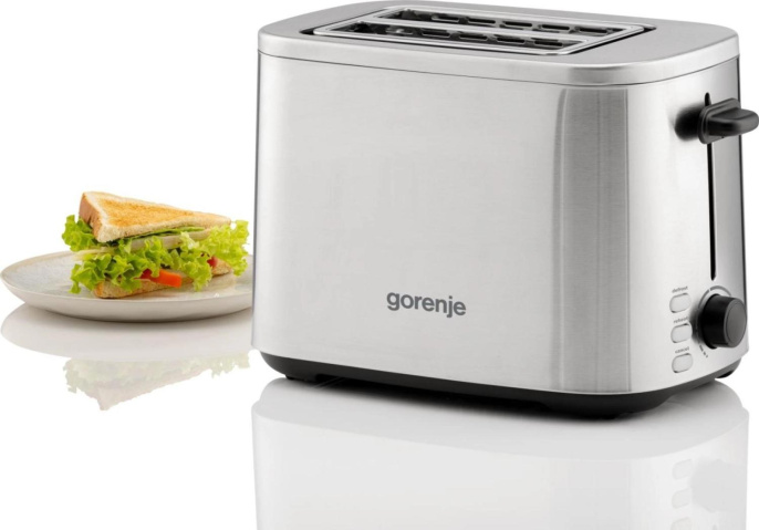 Тостер Gorenje T800DS 850Вт нержавеющая сталь