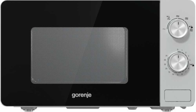 Микроволновая печь GORENJE MO20E1S, 800Вт, 20л, серебристый
