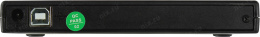 Внешний DVD-привод Gembird DVD-USB-02 с интерфейсом USB 2.0 пластик, черный