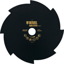 Denzel Диск для триммера, 230 х 25,4 толщина 1,6 мм, 8 лезвий [96328]