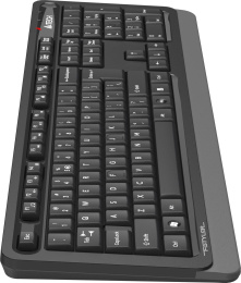 Клавиатура A4Tech FGK10 серый USB беспроводная Multimedia