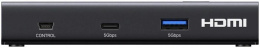 Переключатель UGREEN AK502 75246 HDMI 4K@60Hz KVM Switch 2 In 1 Out. Цвет: черный (75246_)